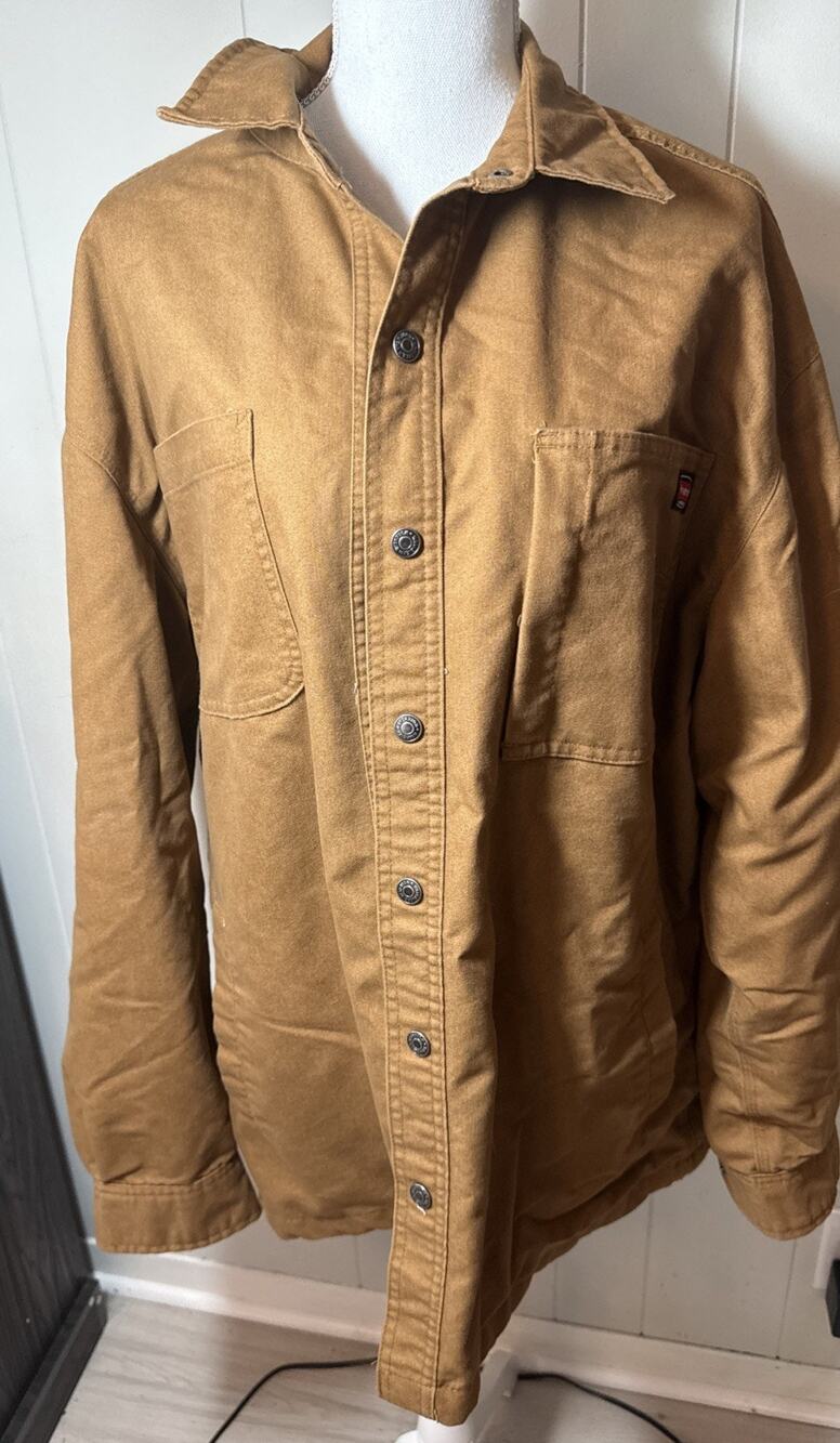 Wrangler Workwear XL canvas button up, durable AA